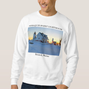 Pemaquid Punkt-Leuchtturm, Bristol Maine Sweatshirt