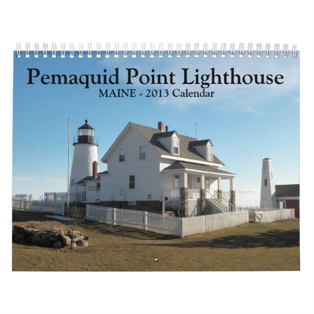 Pemaquid Punkt-Leuchtturm-Kalender Kalender (Titelbild)