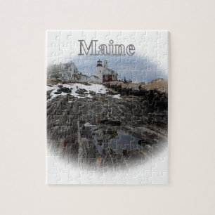 Pemaquid Punkt-Leuchtturm Maine Puzzle