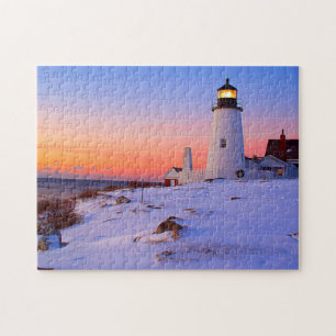 Pemaquid Punkt-Leuchtturm, Maine Puzzle