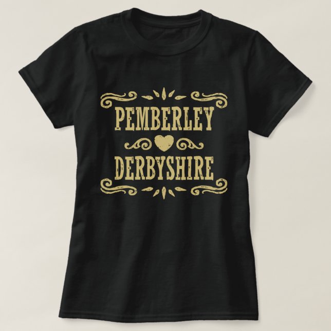 Pemberley Derbyshire T-Shirt (Design vorne)