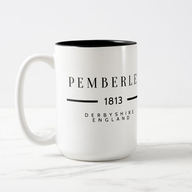 Pemberley Kaffee-Tasse Zweifarbige Tasse (Links)
