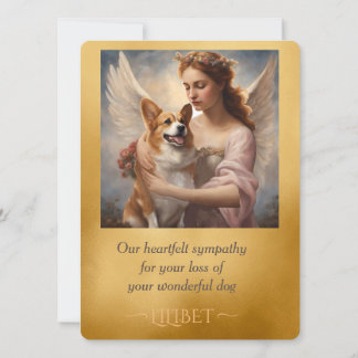 Pembroke Corgi elegantes Angel Beileid