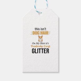 Pembroke Corgi Glitter Lustiges Hunde-Liebhaber-De Geschenkanhänger