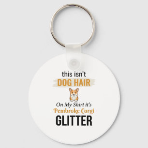 Pembroke Corgi Glitter Lustiges Hunde-Liebhaber-De Schlüsselanhänger