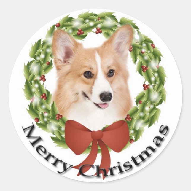 Pembroke Corgi Sticker (Vorderseite)