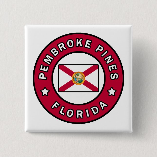Pembroke Pines Florida Button (Vorderseite)