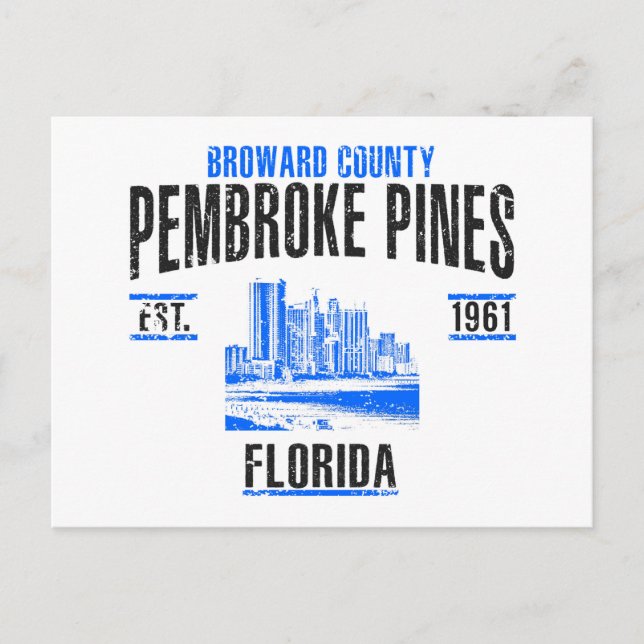 Pembroke Pines Postkarte (Vorderseite)