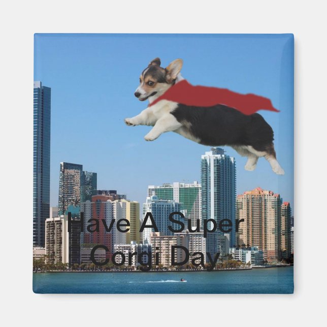 Pembroke Schweißkorgi Magnet (Vorne)