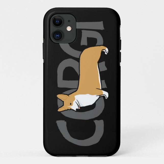 Pembroke-WaliserCorgi Case-Mate iPhone Hülle (Rückseite)