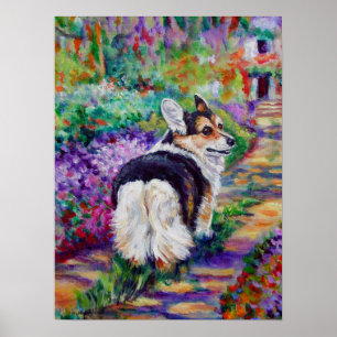 Pembroke-Walisercorgi-Druck Poster