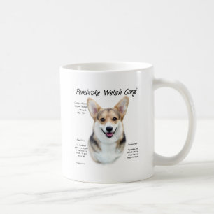 Pembroke-Walisercorgi-Geschichtsentwurf Tasse