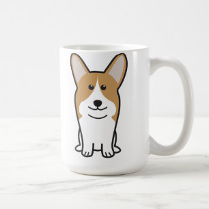 Pembroke-Walisercorgi-HundeCartoon Tasse