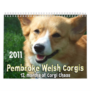 Pembroke-Walisercorgi-Kalender 2011 Kalender