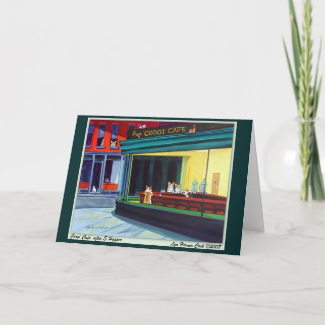 Pembroke-WaliserCorgi Karte (Vorderseite)