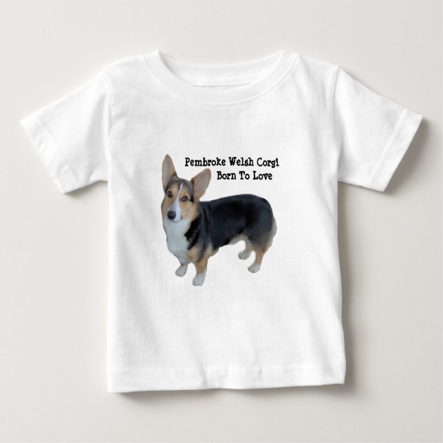 Pembroke-Walisercorgi-Soulful Baby T-shirt (Vorderseite)