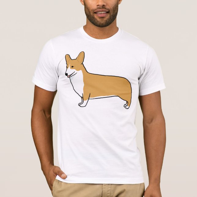 Pembroke-WaliserCorgi T-Shirt (Vorderseite)