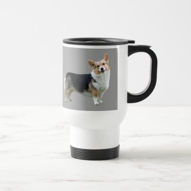 Pembroke-Walisercorgi-Tasse Reisebecher (Rechts)