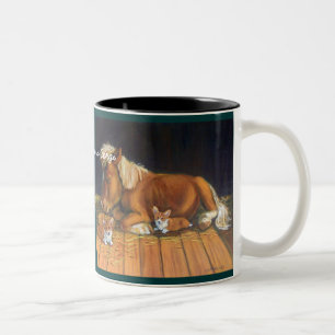 Pembroke-Walisercorgi-Tassen Zweifarbige Tasse