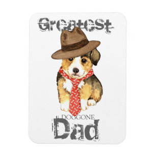 Pembroke-Walisercorgi-Vater Magnet