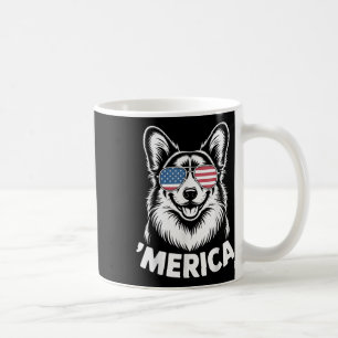 Pembroke Welsh Corgi 4. Juli „merica Patriotisch Kaffeetasse