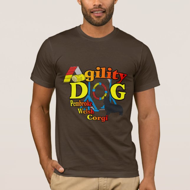 Pembroke Welsh Corgi Agility Shirts Geschenke (Vorderseite)