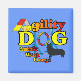 Pembroke Welsh Corgi Agility Shirts Geschenke Magnet