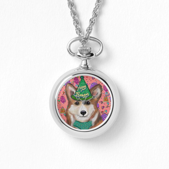 PEMBROKE WELSH CORGI ARMBANDUHR (Vorderseite)