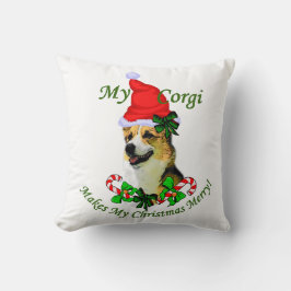 Pembroke Welsh Corgi Christmas Kissen
