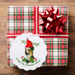 Pembroke Welsh Corgi Christmas Ornament Karte