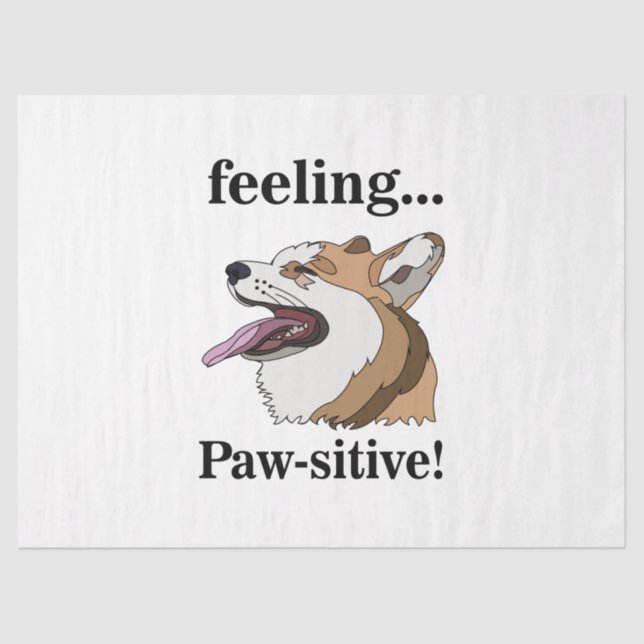 Pembroke Welsh Corgi Cute Dog  Seidenpapier (Vorderseite)