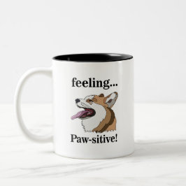 Pembroke Welsh Corgi Cute Dog Zweifarbige Tasse
