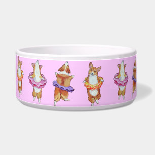 Pembroke Welsh Corgi Dog Bowl Ballerina Napf