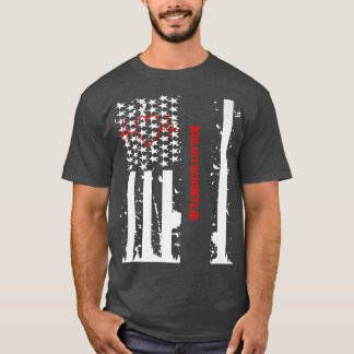 Pembroke Welsh Corgi Dog Graphic mit Vintagen USA T-Shirt