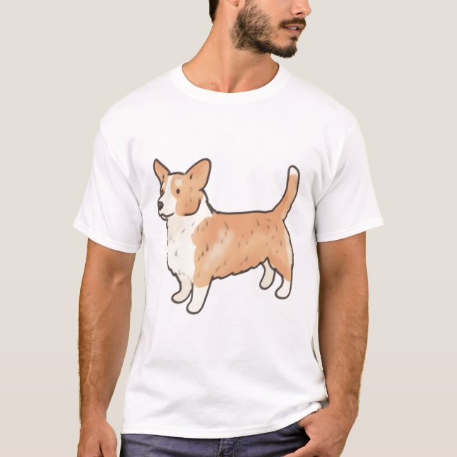 Pembroke welsh corgi dog Magic T-Shirt (Vorderseite)
