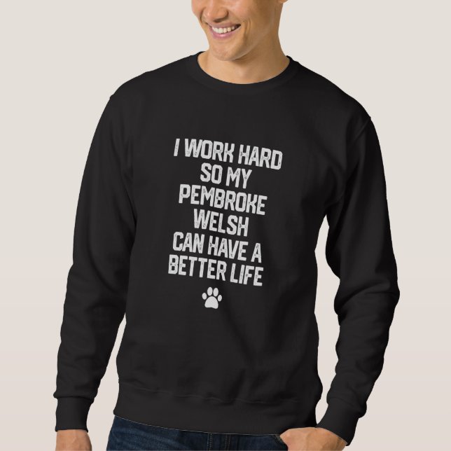 Pembroke Welsh Corgi Dog Sweatshirt (Vorderseite)