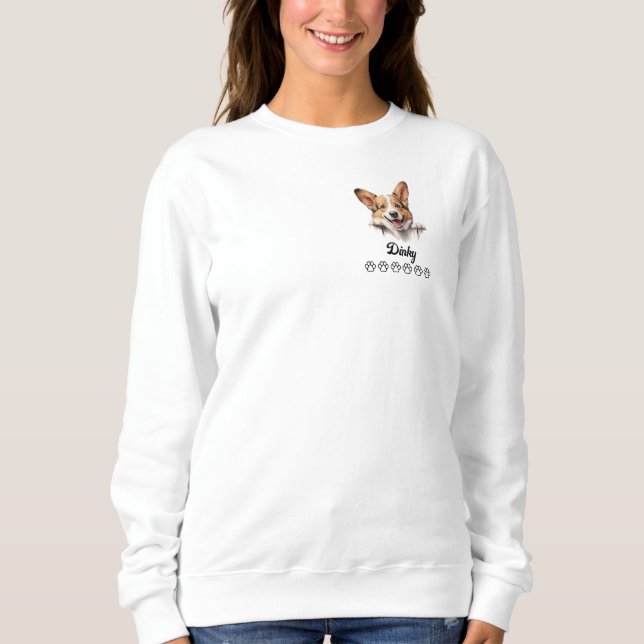Pembroke Welsh Corgi Dog Sweatshirt (Vorderseite)