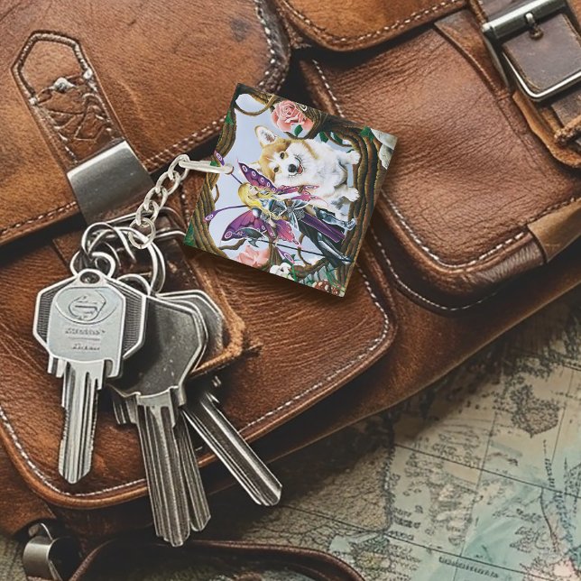 Pembroke Welsh Corgi Fairy Fantasy Schlüsselanhänger (Von Creator hochgeladen)