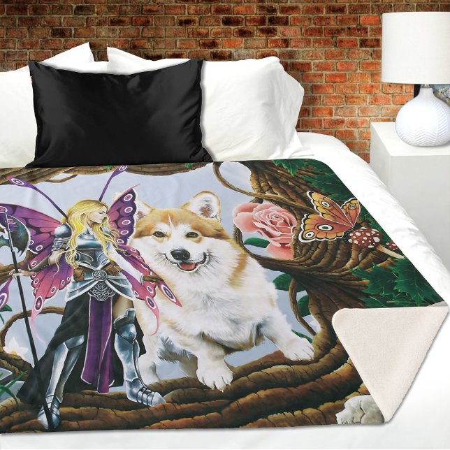 Pembroke Welsh Corgi Fairy Fantasy Sherpadecke (Von Creator hochgeladen)