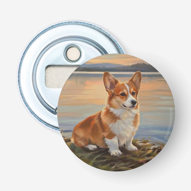 Pembroke Welsh Corgi Flaschenöffner (Vorderseite)