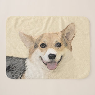 Pembroke Welsh Corgi Gemälde - Originale Hundekuns Sherpadecke