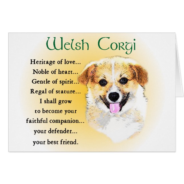Pembroke Welsh Corgi Geschenke (Vorderseite (Horizontal))