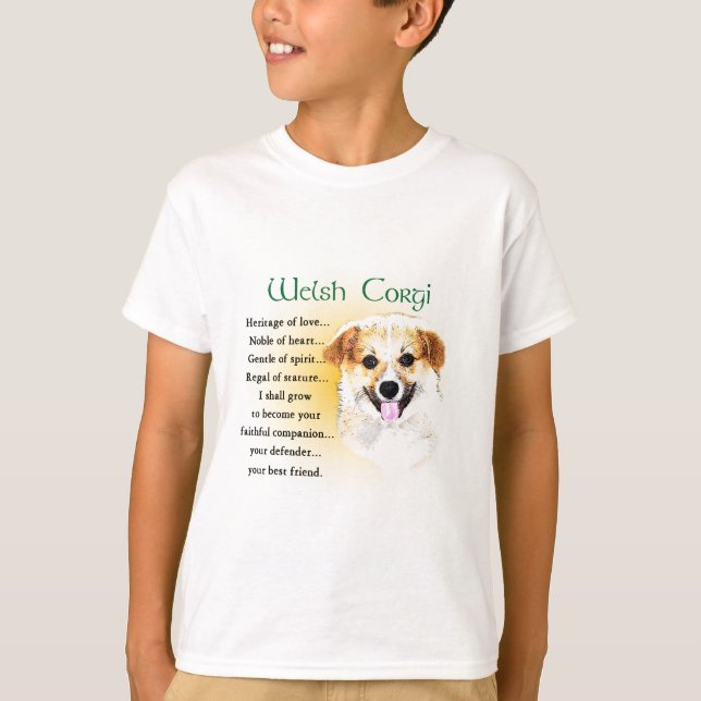Pembroke Welsh Corgi Geschenke T-Shirt (Vorderseite)