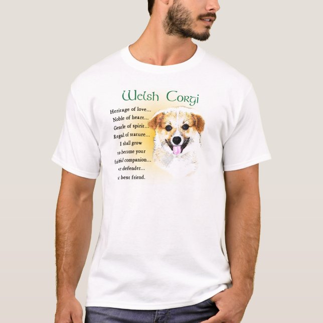 Pembroke Welsh Corgi Geschenke T-Shirt (Vorderseite)