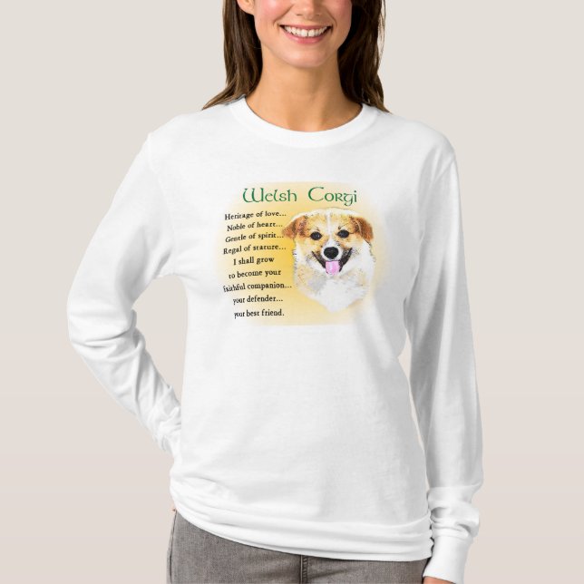 Pembroke Welsh Corgi Geschenke T-Shirt (Vorderseite)