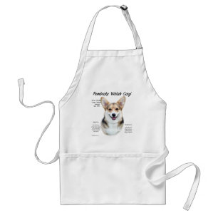 Pembroke Welsh Corgi History Design Schürze
