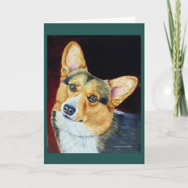 Pembroke Welsh Corgi Karte (Vorderseite)