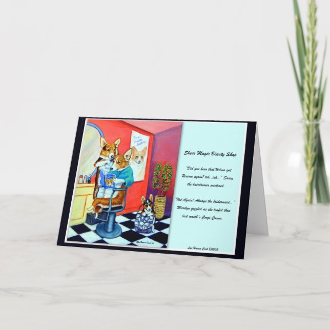 Pembroke Welsh Corgi Karte (Vorderseite)