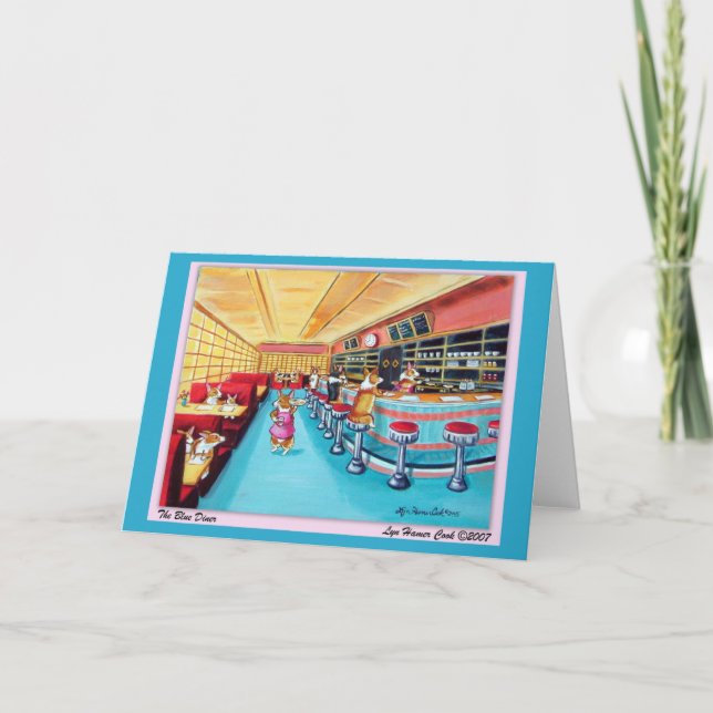 Pembroke Welsh Corgi Karte (Vorderseite)