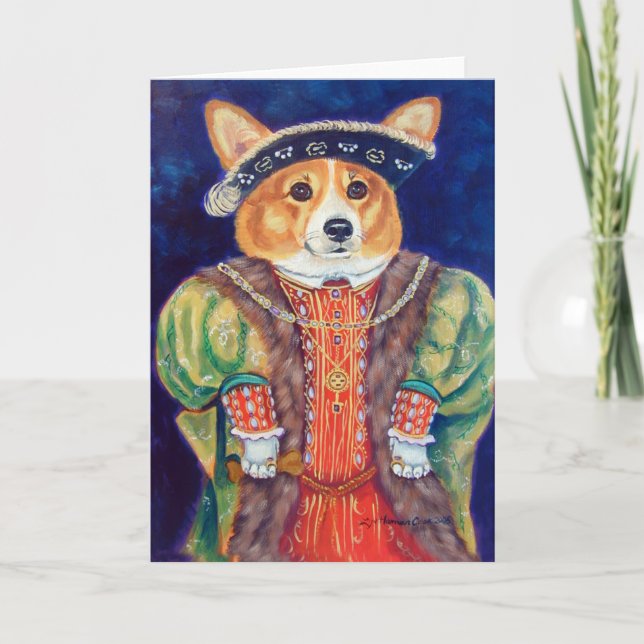 Pembroke Welsh Corgi Karte (Vorderseite)